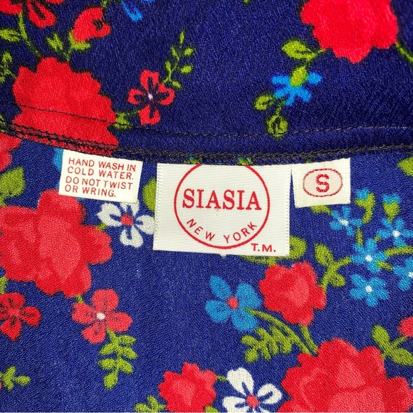 v i n t a g e :: Western Pearl Snap Floral Dagger Collar Shirt - Picture 7 of 12